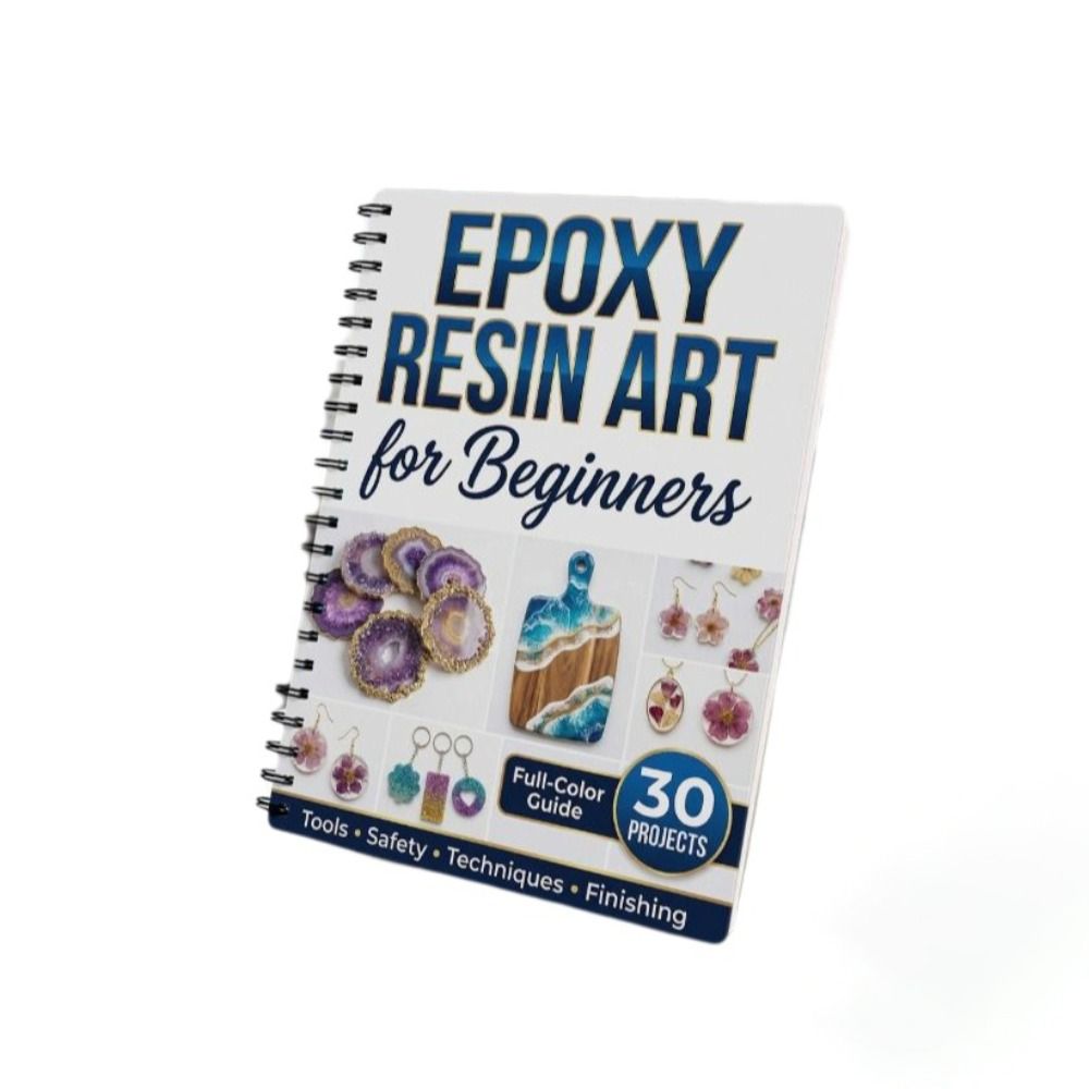 Step-by-Step Epoxy Resin Art H - огляд і ціна Resin Art Guide Free