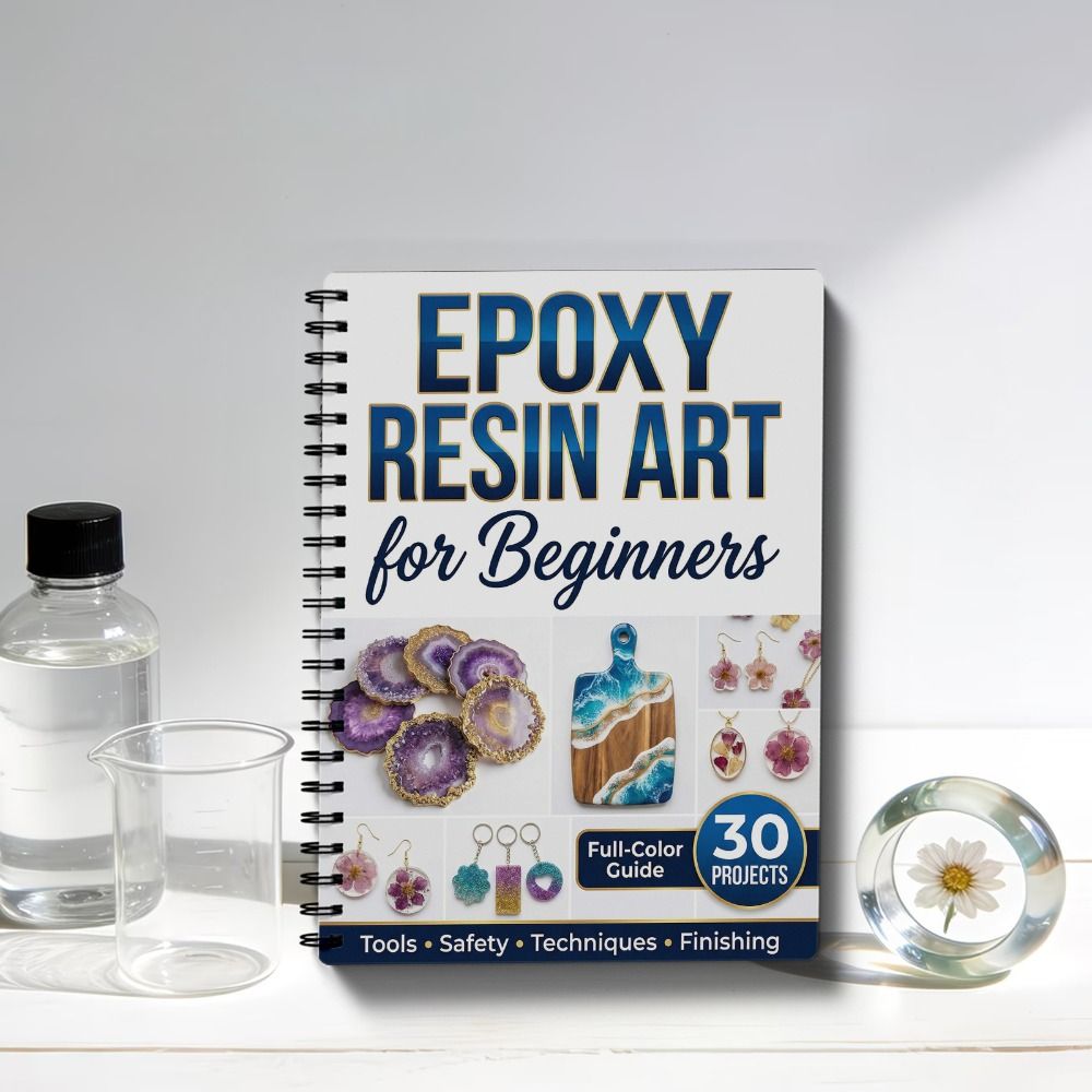 Step-by-Step Epoxy Resin Art H - огляд і ціна Resin Art Guide Free
