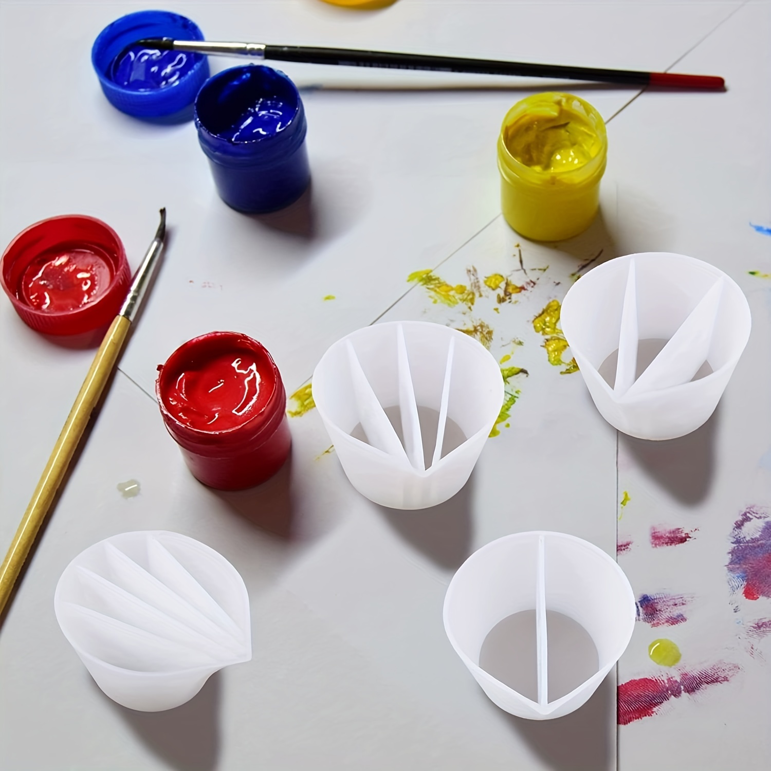4PCS Reusable Split Cups with  - огляд і ціна Resin Art Pouring