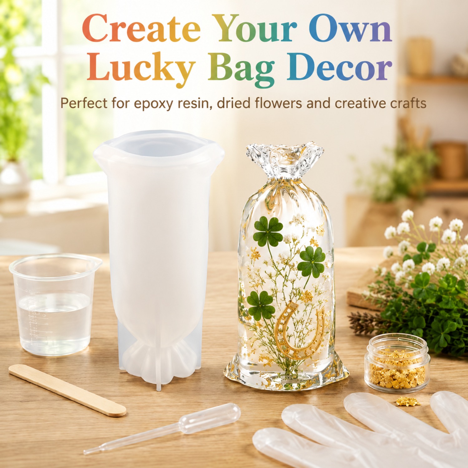Lucky Bag Resin Silicone Mould - огляд і ціна Resin Art Epoxy
