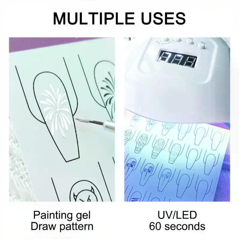Nail Art Lines Practice Paper  - огляд і ціна Resin Art Guide Free