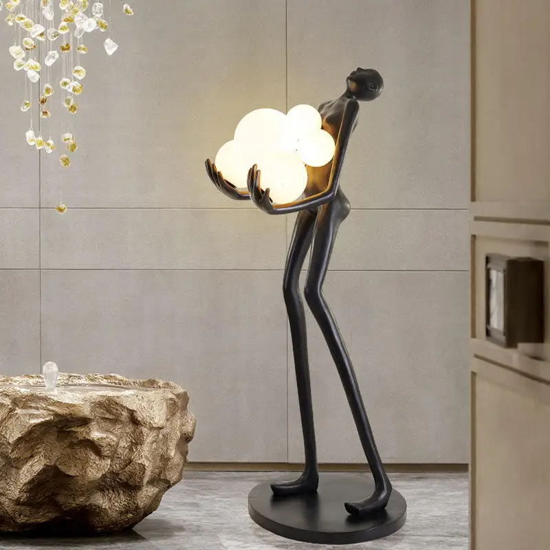 Humanoid Floor Lamp Lamp Moder - огляд і ціна Resin Art Floor