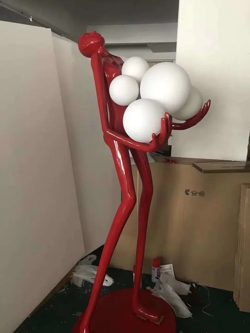 Humanoid Floor Lamp Lamp Moder - огляд і ціна Resin Art Floor