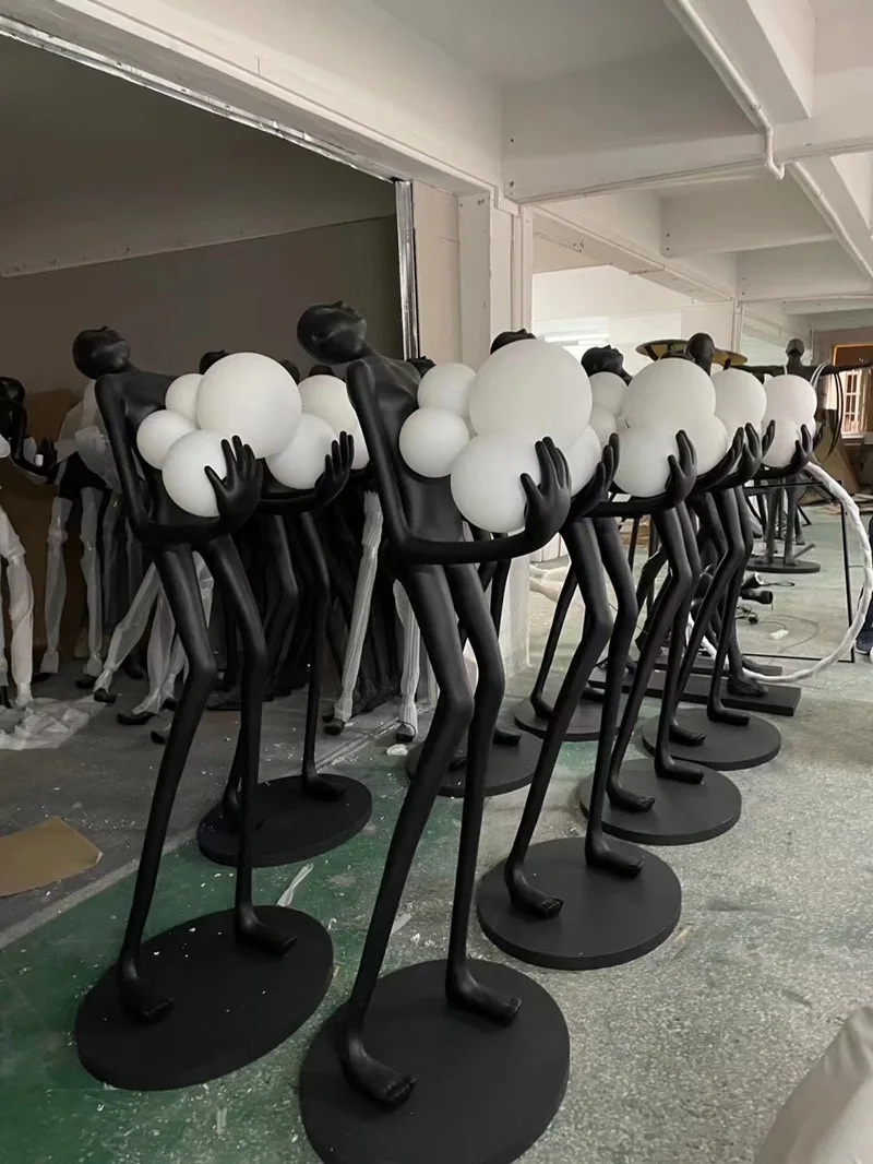 Humanoid Floor Lamp Lamp Moder - огляд і ціна Resin Art Floor