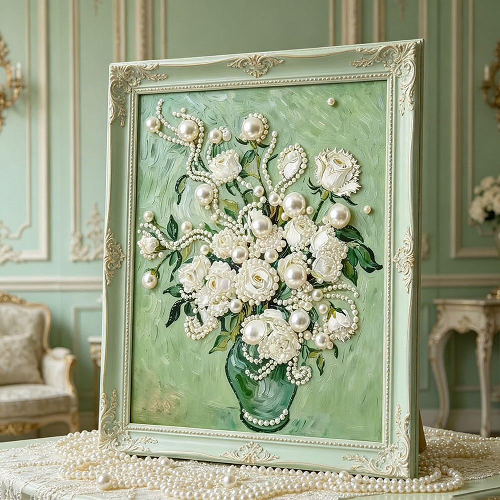 Huacan DIY Pearl Art Painting  - огляд і ціна Resin Art With Rose