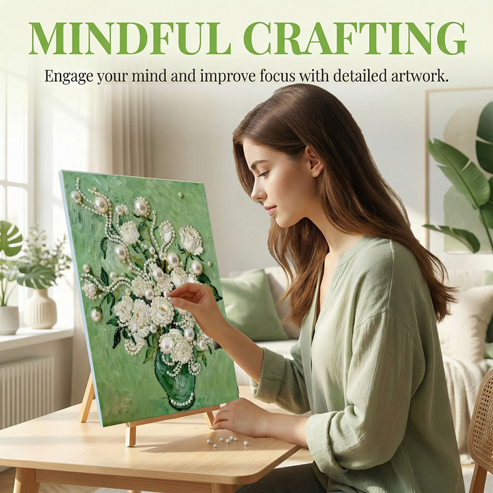 Huacan DIY Pearl Art Painting  - огляд і ціна Resin Art With Rose