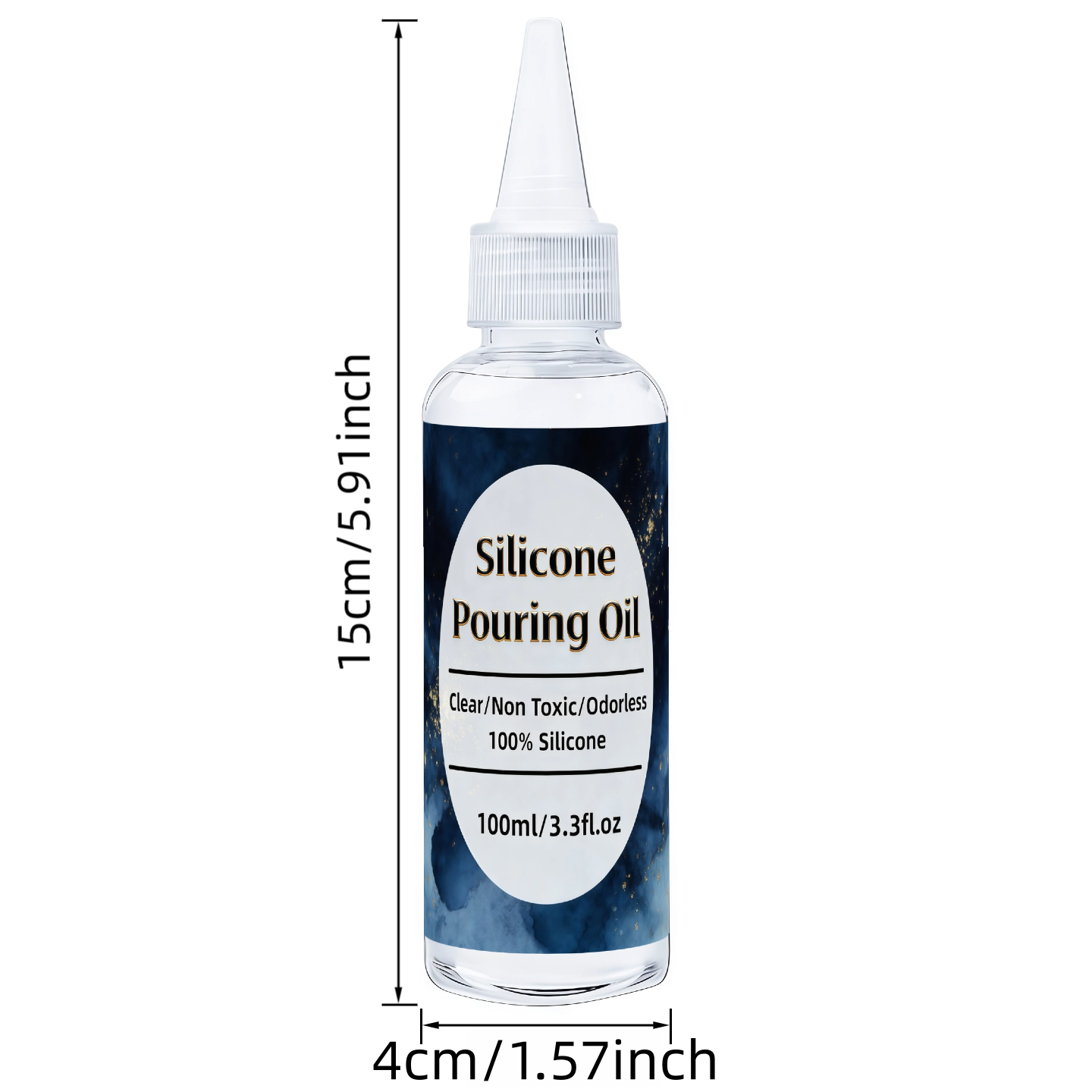 3.3oz/6.76oz silicone Pouring  - огляд і ціна Resin Art Pouring